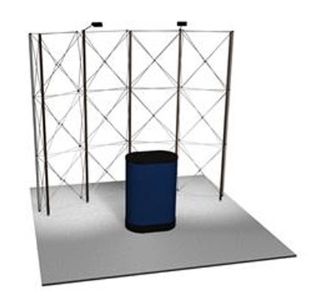 Premium 8x10 (10ft) Full Graphic Pop Up Display