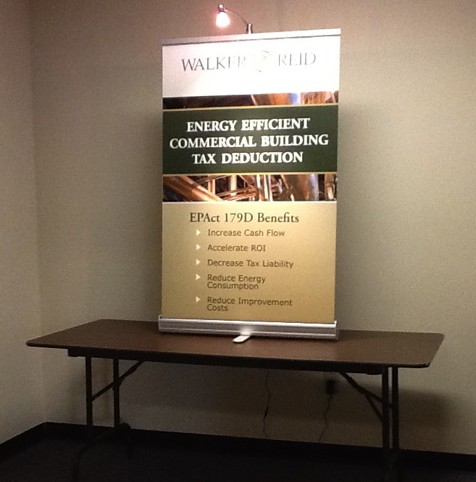 Sierra Table Top Banner Stand Display