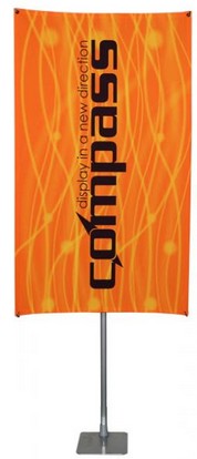 40" x 75" Compass Telescopic Rotating Banner Stand Kit 3