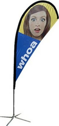 Single Sided TearDrop Banner Stands