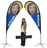 Double Sided TearDrop Banner Stands