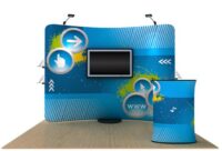 10ft Waveline Trade Show Displays
