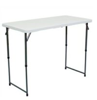 4' Folding Trade Show Pedestal Table
