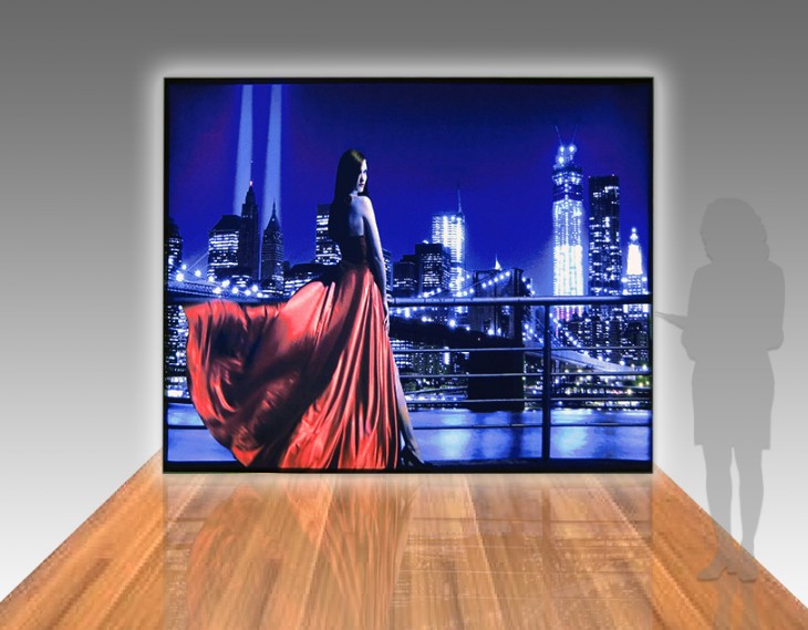 120" x 96" Modular Lightbox Display