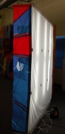 Burst 8ft Flat Backlit Pop Up Display