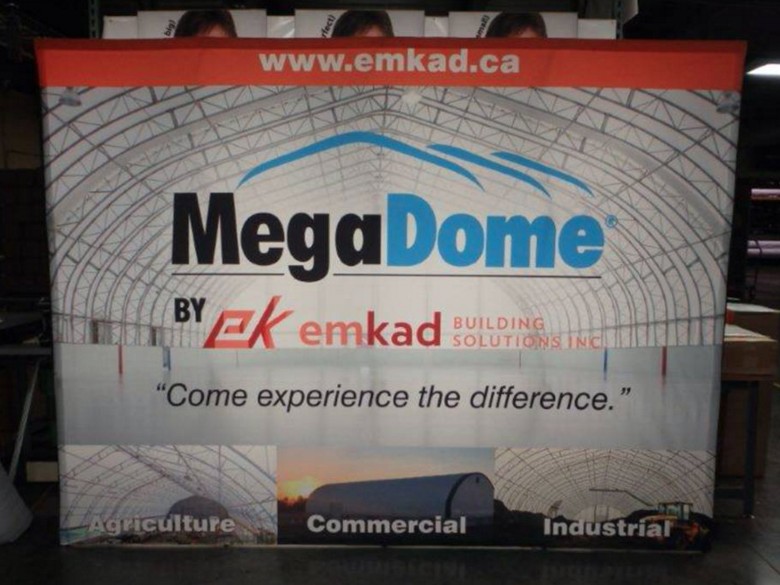 Burst 10ft Flat Backlit Pop Up Display