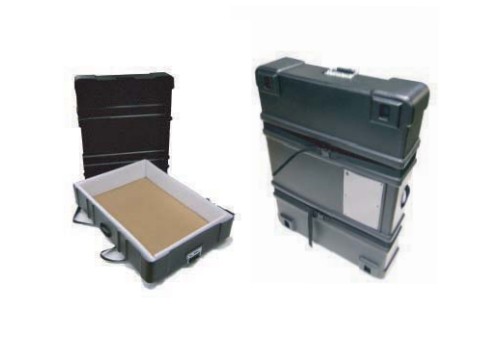 Exhibit Line Double LCD Screen Trade Show Kiosk