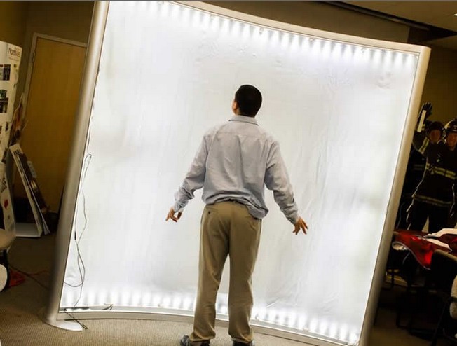 10' XVline x1 Backlit Trade Show Display