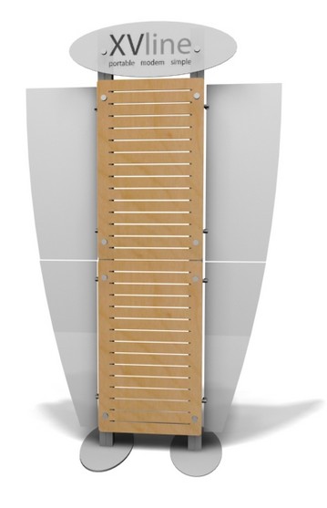 Custom Modular Slatwall Kiosks