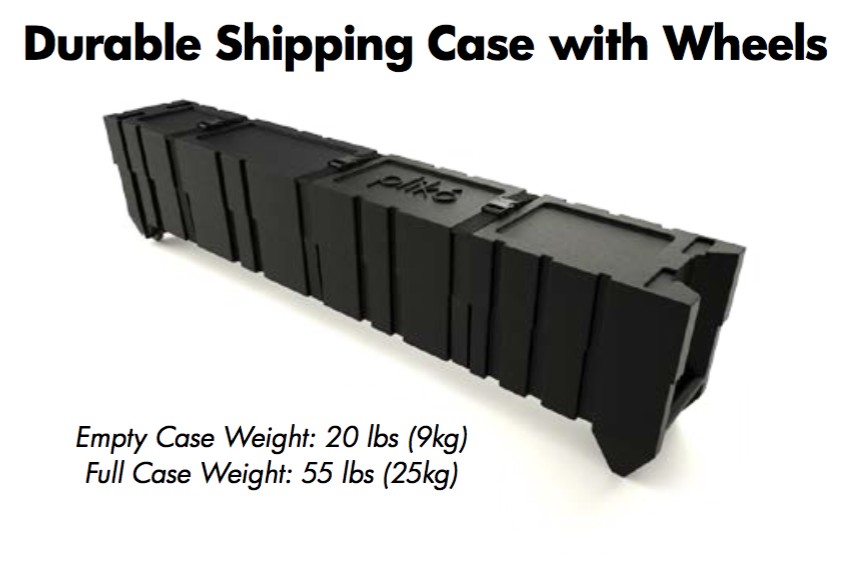 Backlit Pliko Portable Lightbox Trade Show Display