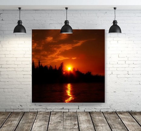 48" x 48" Wall Mounted LED Light Box Display