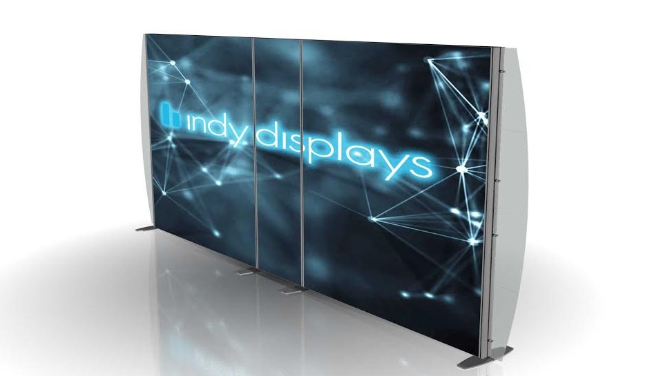 10x20 XVline V1 Backlit Trade Show Display