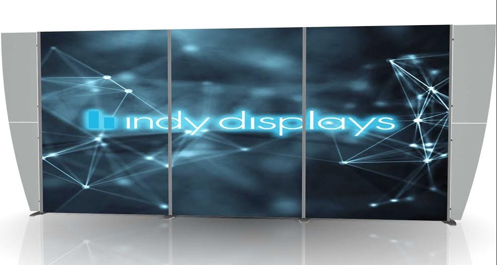 10x20 XVline V3 Backlit Trade Show Display