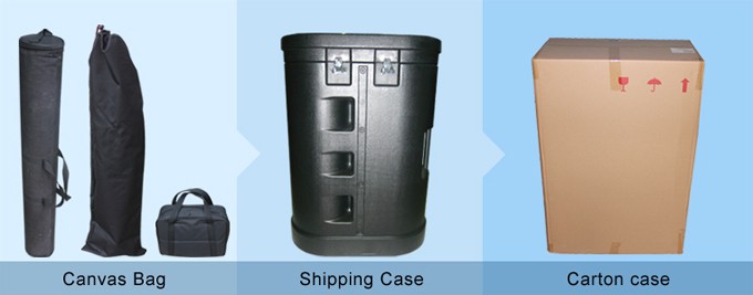 8ft Portable Fabric Light Box Display