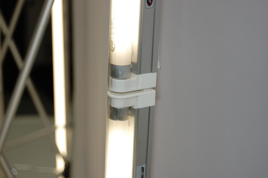 Burst Fabric Popup Lightbox 10ft Curved Display