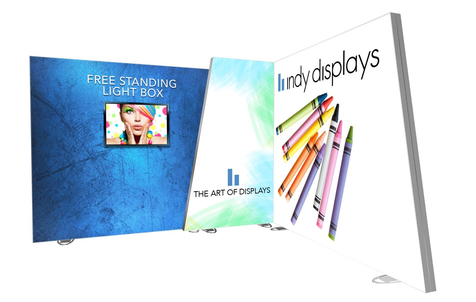 9ft Slant LED Lightbox Display