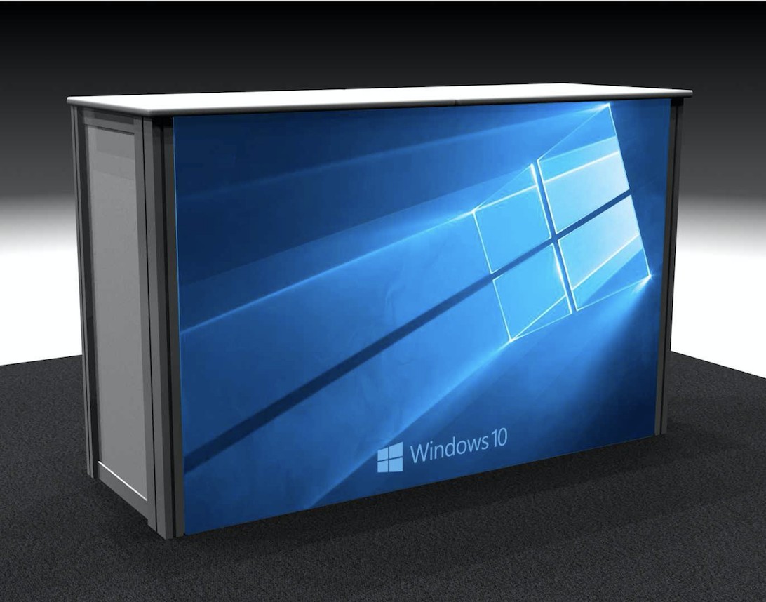 AGAM LED Backlit Trade Show Cabinet