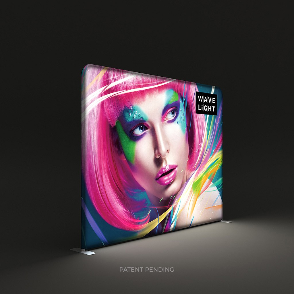 10ft Waveline Backlit Display