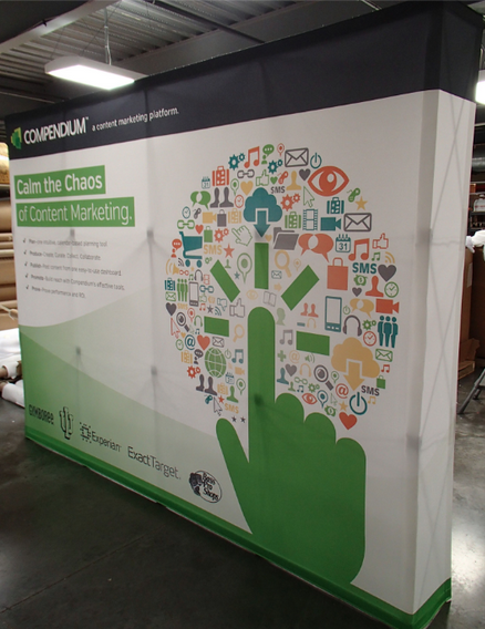 8' x 10' Tension Fabric Popup Display